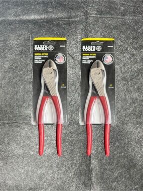 Klein Tools Red 8" Diagonal Cutters - Klein Tools